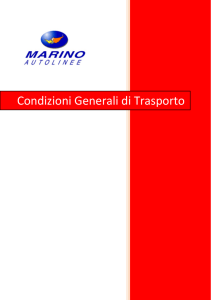 Condizioni Generali di Trasporto