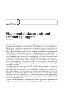 Diagrammi di classe e sistemi orientati agli oggetti