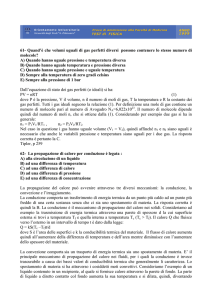 61- Quand`è che volumi uguali di gas perfetti diversi