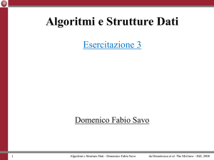 Algoritmi e Strutture Dati