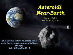 Asteroidi Near Earth - Società Astronomica Italiana