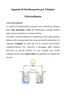 Appunti di Stechiometria per Chimica Elettrochimica