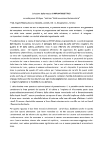 Soluzione della traccia di IMPIANTI ELETTRICI seconda prova 2013