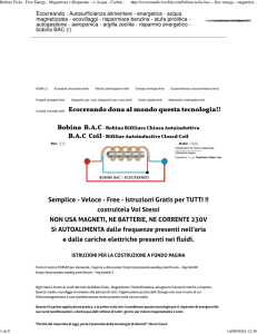 Bobina BAC - Altervista