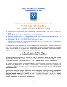 prospetto di base