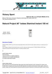 Iodase Staminal Instant 150 ml