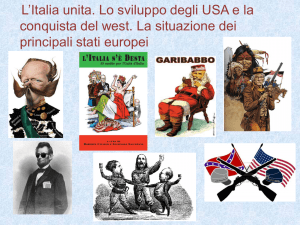 L`Italia della destra, Europa e USA 1850