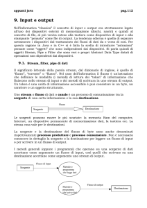 9. Input e output