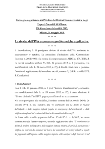 La rivalsa dell`IVA accertata e problematiche applicative a cura di