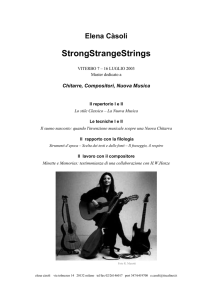 Elena Càsoli StrongStrangeStrings