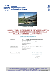 lavori per la sistemazione e l`adeguamento alle norme di