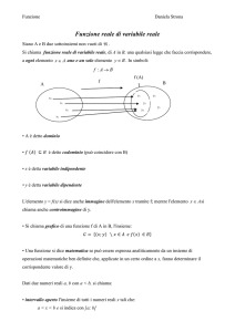 Funzione reale di variabile reale