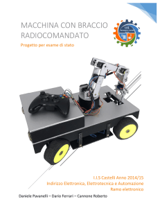 Macchina e Braccio comandato da ARDUINO