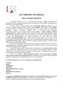 Accademia tetrale per attori e registi