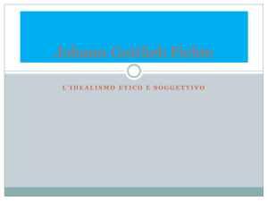 Johann Gottlieb Fichte - collegio arcivescovile bentivoglio