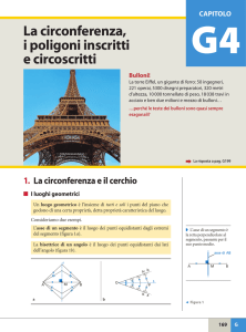 La circonferenza, i poligoni inscritti e circoscritti