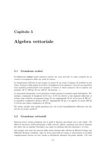 Algebra vettoriale