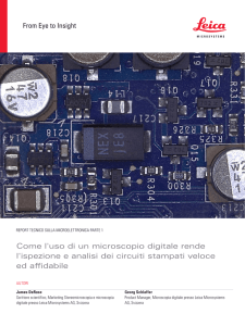 Come l`uso di un microscopio digitale rende l`ispezione e analisi dei
