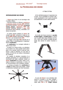 La tecnologia dei droni - ATIC