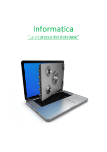 Informatica - La Sicurezza di Andrea Balzano 5M
