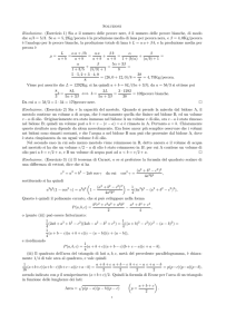 Soluzione della prova di matematica