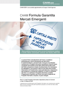 CAAM Formula Garantita Mercati Emergenti