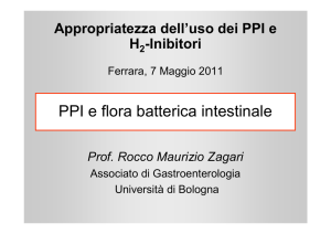 PPI e flora batterica intestinale