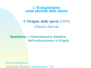 Slides PUL FC 3 (Evoluzionismo