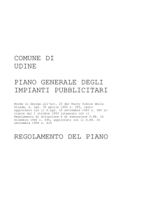 Piano generale degli impianti pubblicitari