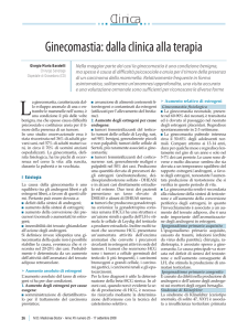 Ginecomastia: dalla clinica alla terapia