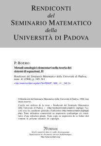 Metodi omologici elementari nella teoria dei sistemi di equazioni, II