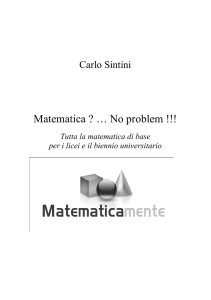 Matematica ? … No problem !!! No problem !!!