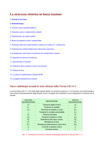 La sicurezza elettrica in bassa tensione