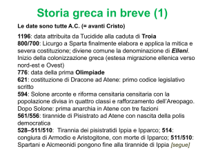 2.Storia e cartine Grecia classica