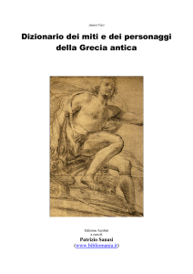 Dizionario dei miti e dei personaggi della Grecia