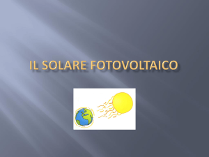 L`uso del fotovoltaico in agricoltura