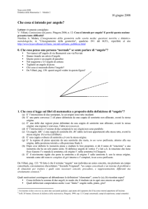 angolo? - Dipartimento di Matematica e Informatica UNICAL