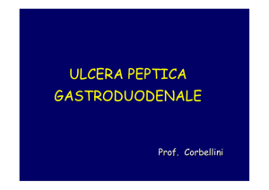 Ulcera peptica gastroduodenale