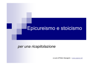 Epicureismo e stoicismo