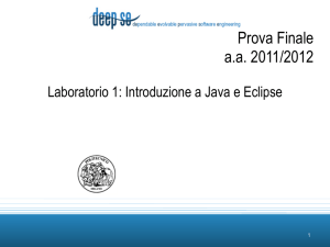 Introduzione a Eclipse