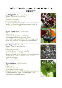 piante alimentari medicinali e di utilita