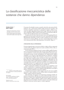 La classificazione meccanicistica delle sostanze che danno