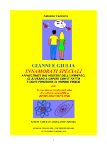 gianni e giulia innamorati speciali