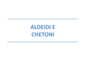 aldeidi e chetoni - e