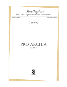 Pro Archia - parte II