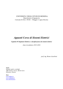 05-Impianto Elettrico e classificazione dei sistemi elettrici