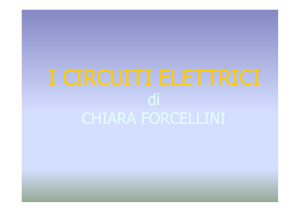 i circuiti elettrici - Le parole della Scienza