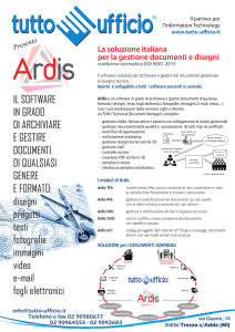 IL SOFTWARE IN GRADO DI ARCHIVIARE E