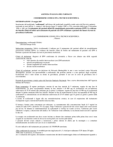 AGENZIA ITALIANA DEL FARMACO COMMISSIONE CONSULTIVA