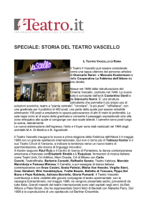 La storia del teatro vascello teatro.it 18-7-2013
